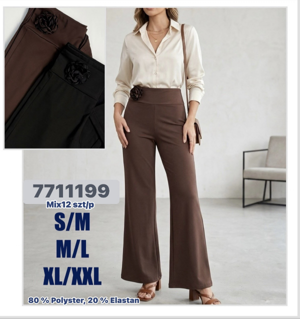 Spodnie damskie Roz S-2XL, Mix Kolor Paczka 12 szt